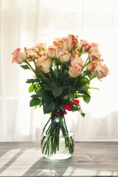 Roses on table Stock Photos