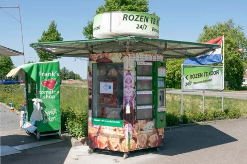 Roses vending machine Stock Photos