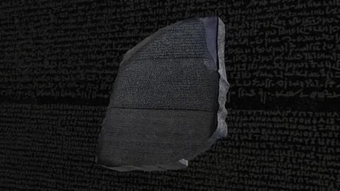 Rosetta Stone | Ultra-Low Poly by whfmax Stock Footage 77712641