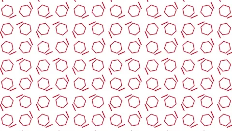 Rosette Effects Polygon Pattern Background Motion Smooth Stock Footage 183350828