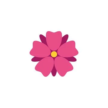 Rosette flower icon. Vector illustration design. Stock Illustration