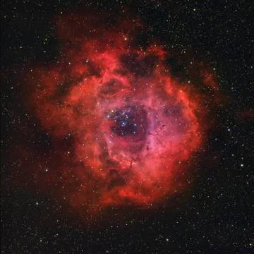 The Rosette Nebula Stock Photos