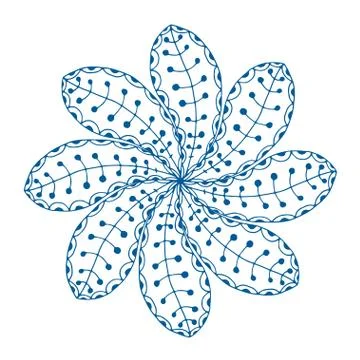 Rosette ornament. Stock Illustration