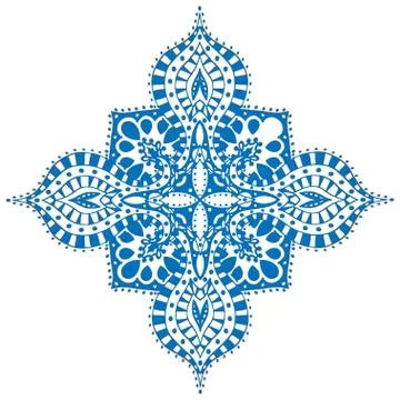 Rosette ornament Illustrazione stock