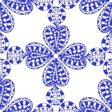 Rosette ornament. Illustrazione stock