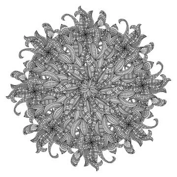 Rosette ornament. 스톡 일러스트