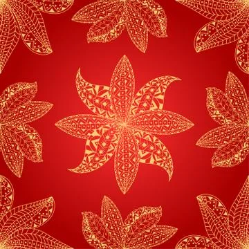 Rosette ornament. 스톡 일러스트