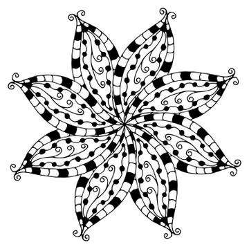 Rosette ornament Stock Illustration