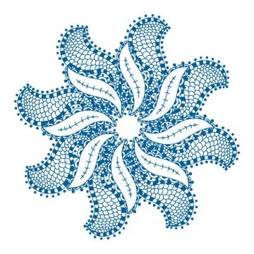 Rosette ornament イラスト素材