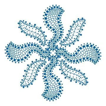 Rosette ornament Stock Illustration