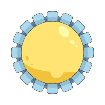 Rosette ribbon Stock Illustration