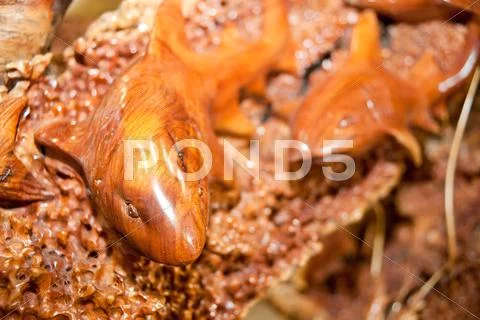 Rosewood carving Stock Photos