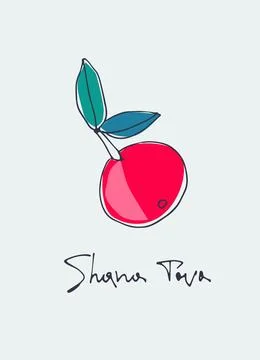 Rosh Hashana greeting vector background. Wishing Happy New Year in Hebrew. Ha Stock Illustration