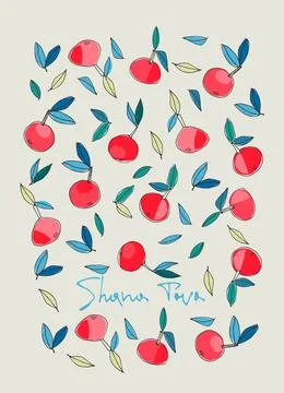 Rosh Hashana greeting vector background. Wishing Happy New Year in Hebrew. Ha Stock Illustration