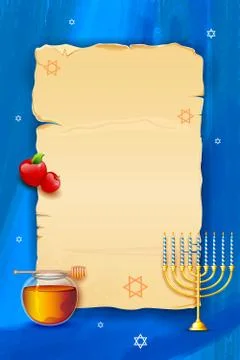 Rosh Hashanah Stock Illustration