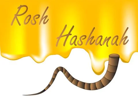 Rosh Hashanah Stock Illustration