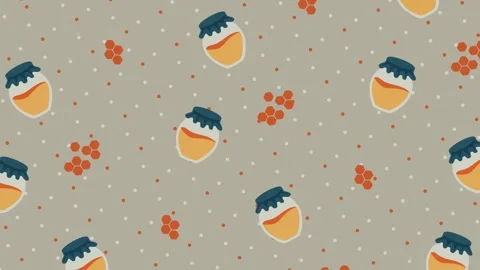 Rosh Hashanah Pattern Background Stock Footage 284963024