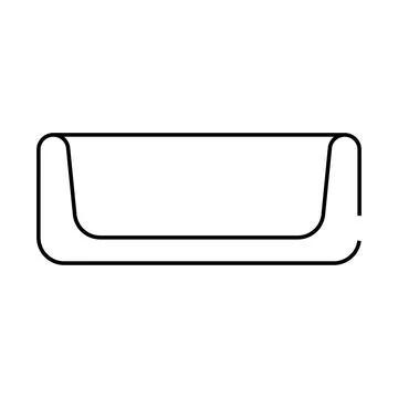 Rosin for violin line icon vector illustration Stockillustratie