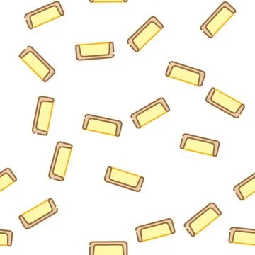 Rosin for violin vector seamless pattern Stockillustratie