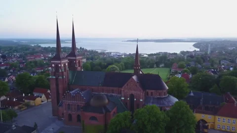 Roskilde Cathedral Stock Footage 263135780