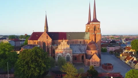 Roskilde Cathedral Video stock 263136038