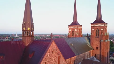 Roskilde Cathedral Video stock 263136568