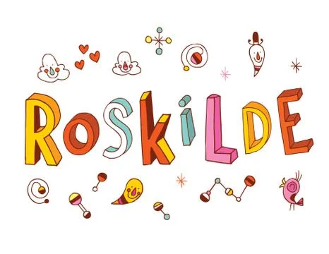 Roskilde Stock Illustration