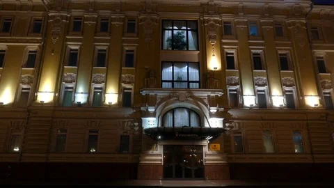 Rosneft building at the Sofia embankment Stock Footage 72644919