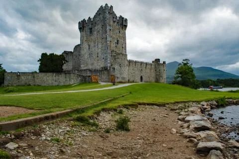 Ross Castle in Killarney Foto stock