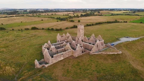 Ross Errilly Friary Stock Footage 98230276