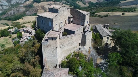 Rossena aerial Stock-Footage 108743662