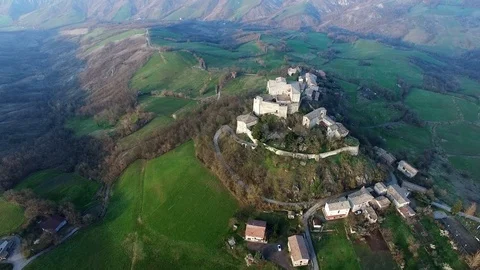 Rossena castle 3 Stock Footage 108741511