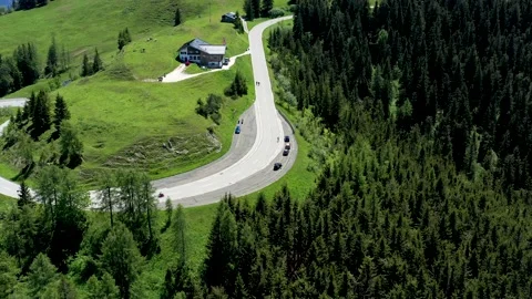 Rossfeldpanoramastraße Stock Footage 134817630