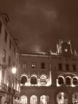 Rossio buildings Foto stock
