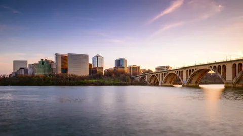Rosslyn Time Lapse Stock Footage 49555360