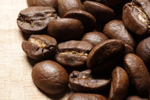 Rosted coffee beans 스톡 사진