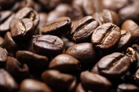 Rosted coffee beans Stock-Fotos