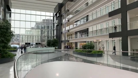 ROSTELECOM headquarters in ComCity in Moscow Stock Footage 195943538