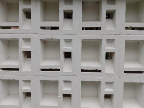 Roster pattern wall Stock Photos