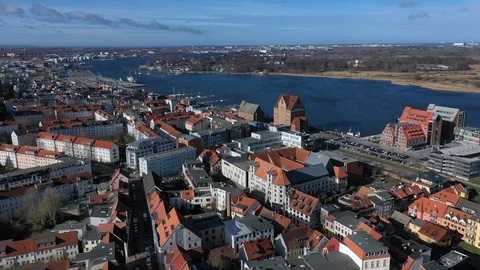 Rostock Aerial Stock Footage 103254966