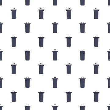 Rostrum podium microphone speech presentation seamless pattern Stock Illustration