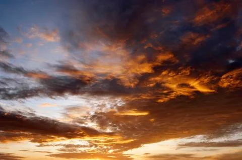 Rosy sky Stock Photos