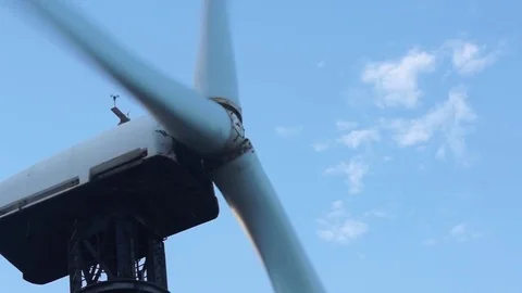 Rotar moving on wind mill Stock Footage 77805643