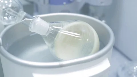 Rotary Evaporator Stock Footage 71455386