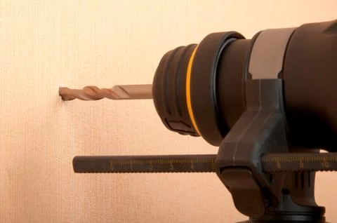 Rotary hammer Stock Photos