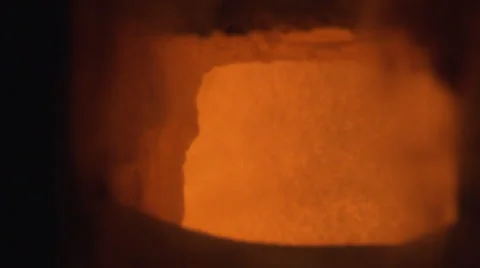 Rotary kiln for sintering Video stock 56822040
