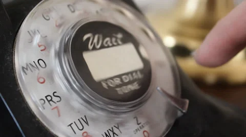 Rotary Phone Stock Footage 34513014