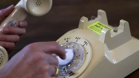 Rotary phone Stock Footage 197991960
