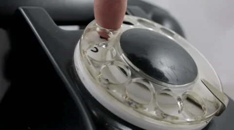 Rotary Phone Making A Call Stock Footage 51834170