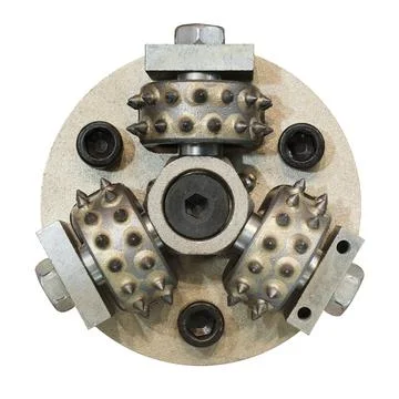 Rotary stone-cutting tool Stock Photos